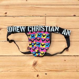 Andrew Christian Jockstrap with C0ck Pattern Size Medium